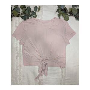 Lululemon Time To Restore Short Sleeve Shirt In Pink Mist